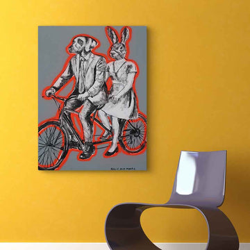 They Were Just 100% Happy (Original Painting)