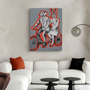 They Were Just 100% Happy (Original Painting)