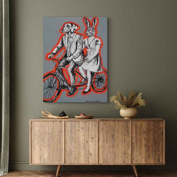 They Were Just 100% Happy (Original Painting)