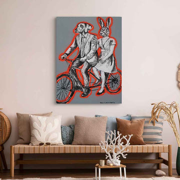 They Were Just 100% Happy (Original Painting)