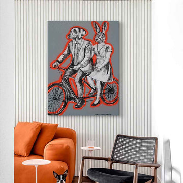 They Were Just 100% Happy (Original Painting)