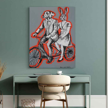 They Were Just 100% Happy (Original Painting)