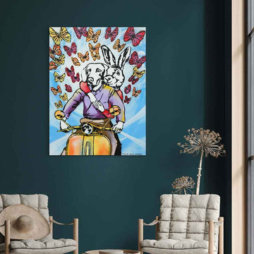 They Were So Much in Love It Hurts (Original Painting)