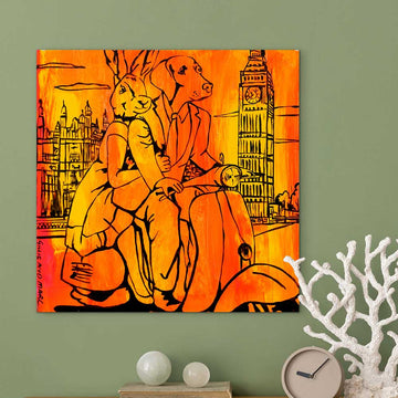 They Would Enjoy Every Day as if It Was Their Last (Original Painting)