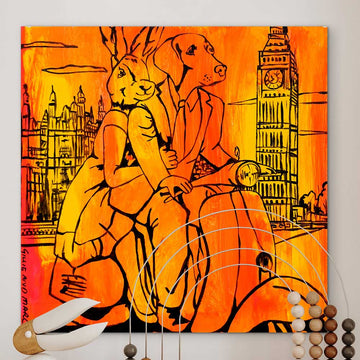 They Would Enjoy Every Day as if It Was Their Last (Original Painting)