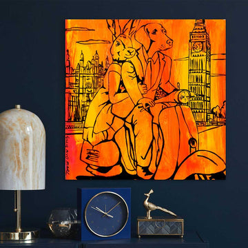 They Would Enjoy Every Day as if It Was Their Last (Original Painting)