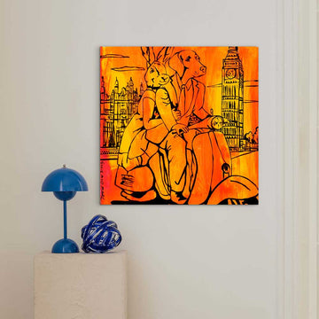 They Would Enjoy Every Day as if It Was Their Last (Original Painting)