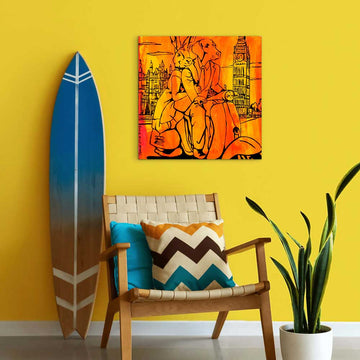 They Would Enjoy Every Day as if It Was Their Last (Original Painting)