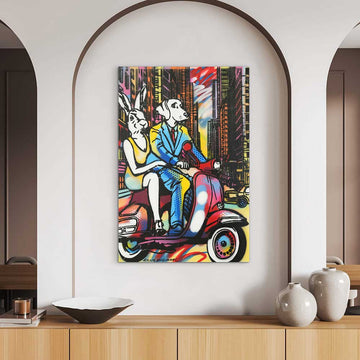 They Had A Big Night Ahead (Original Painting)