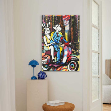 They Had A Big Night Ahead (Original Painting)