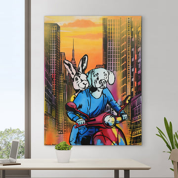 They Were on a Mission of Love (Original Painting)