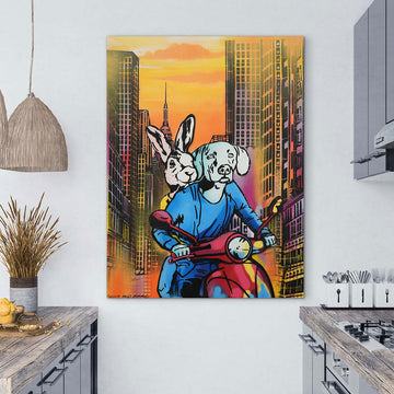 They Were on a Mission of Love (Original Painting)