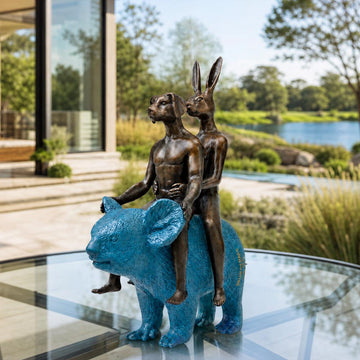 They Loved Koalas (Bronze Sculpture, Miniature Collection)