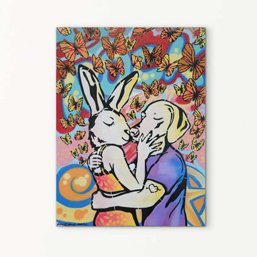 This Kiss Was Not Like Any Other (Original Painting)