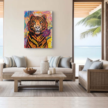 Tiger Looks Pretty (Original Painting)