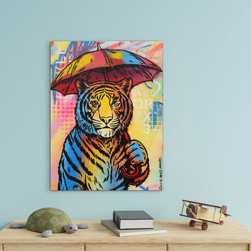 Tiger Rain (Original Painting)