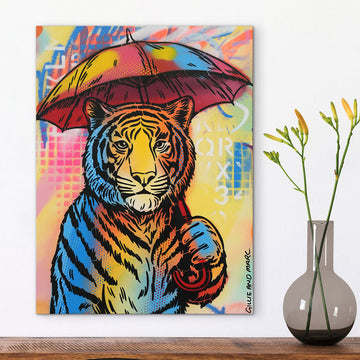 Tiger Rain (Original Painting)
