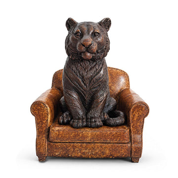 Tiger Accepted Our Welcome (Bronze Sculpture, Small)