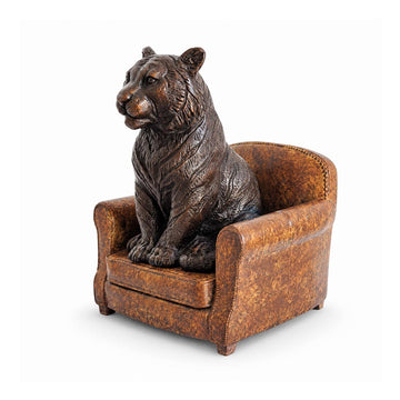 Tiger Accepted Our Welcome (Bronze Sculpture, Small)