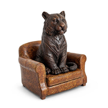 Tiger Accepted Our Welcome (Bronze Sculpture, Small)