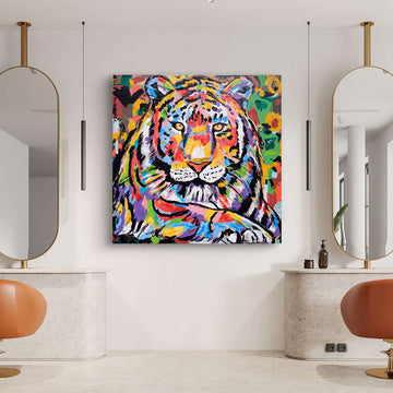 Tiger, Tiger Burning Bright (Original Painting)