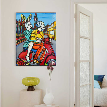 To London and Beyond (Original Painting)