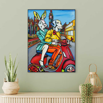 To London and Beyond (Original Painting)