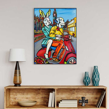 To London and Beyond (Original Painting)