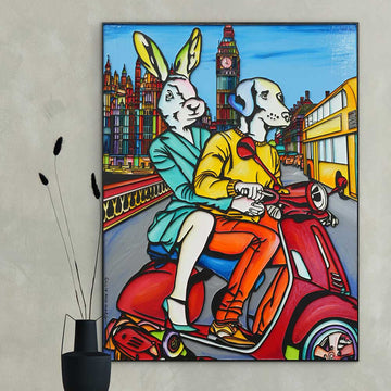 To London and Beyond (Original Painting)