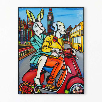 To London and Beyond (Original Painting)