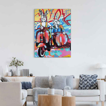 Together Against Everything (Original Painting)