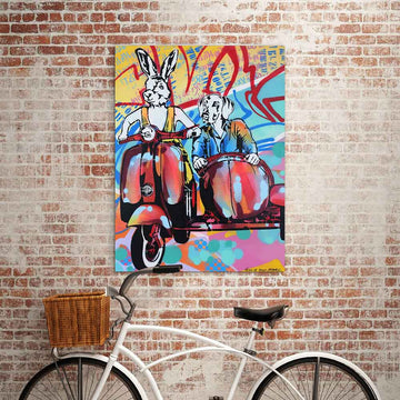 Together Against Everything (Original Painting)