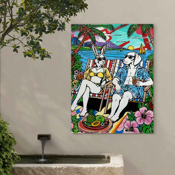 Two Hearts in Hawaii (Original Painting)