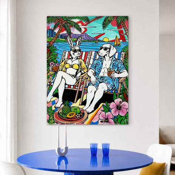 Two Hearts in Hawaii (Original Painting)
