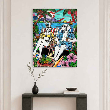 Two Hearts in Hawaii (Original Painting)