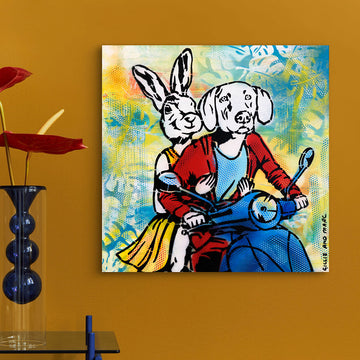 Vespa Love Time (Original Painting)