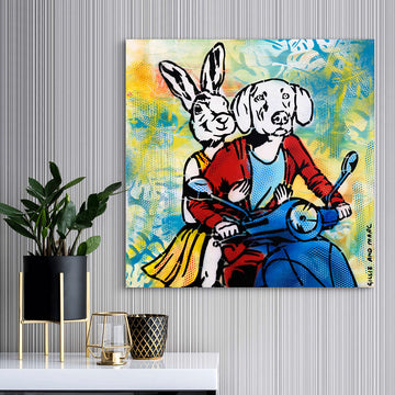 Vespa Love Time (Original Painting)