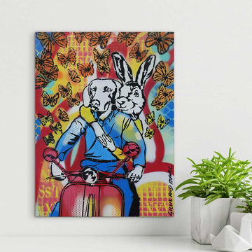 Vespa Freedom (Original Painting)
