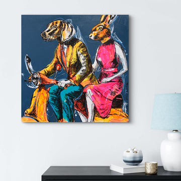 Vespa of Excitement (Original Painting)