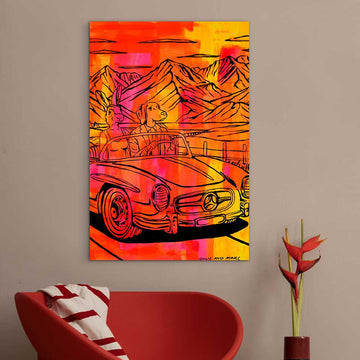 Vintage Ride (Original Painting)