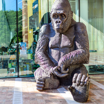 Wild Mother Gorilla (Bronze Sculpture)
