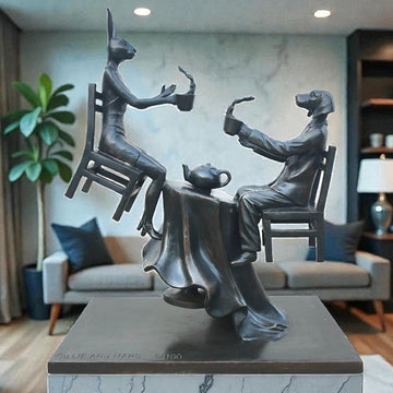 It Was a Windy Day in Rome (Bronze Sculpture)