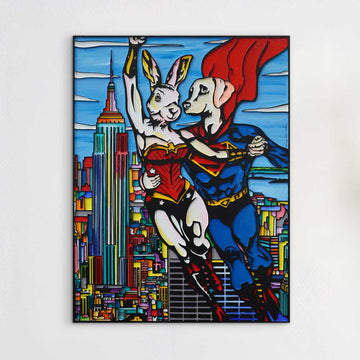 We Are All Heroes (Original Painting)