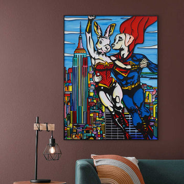 We Are All Heroes (Original Painting)