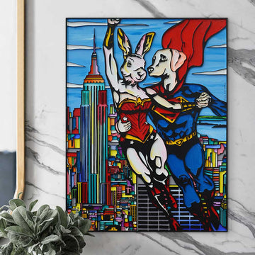 We Are All Heroes (Original Painting)