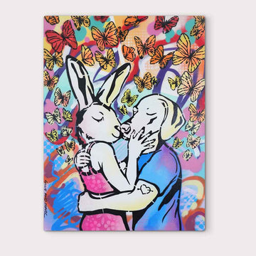 When Opposites Fall in Love (Original Painting)