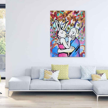 When Opposites Fall in Love (Original Painting)
