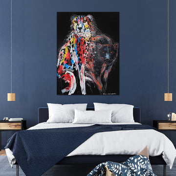 Whirlwind, the Fading Cheetah (Original Painting)