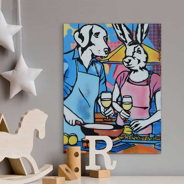 White Wine Drinkers (Original Painting)