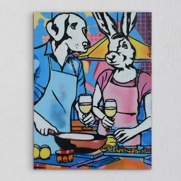 White Wine Drinkers (Original Painting)